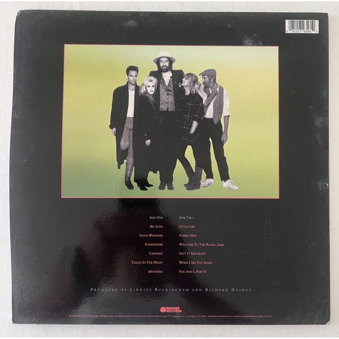 Fleetwood Mac Tango in the Night Mick Fleetwood, Christine McVie, Stevie Nicks, Lindsey Buckingham, and John McVie signed with proof