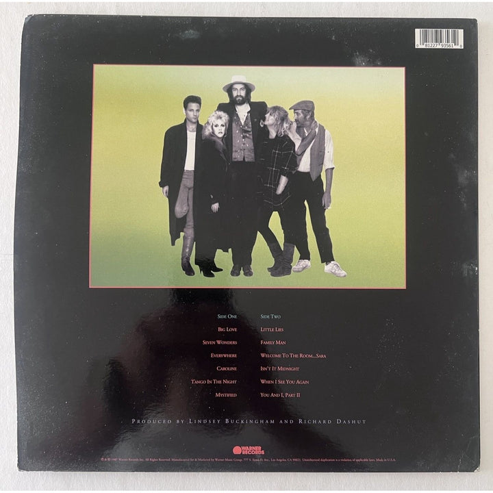 Fleetwood Mac Tango in the Night Mick Fleetwood, Christine McVie, Stevie Nicks, Lindsey Buckingham, and John McVie signed with proof