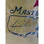 Load image into Gallery viewer, Tiger Woods Masters golf pin flag signed and framed (28x32) with proof
