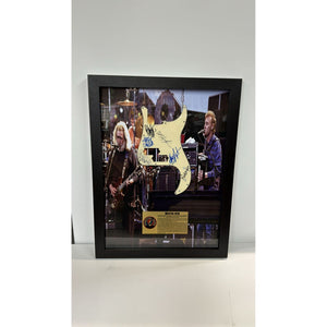 Jerry Garcia the Grateful Dead electric guitar vintage pickguard signed and framed
