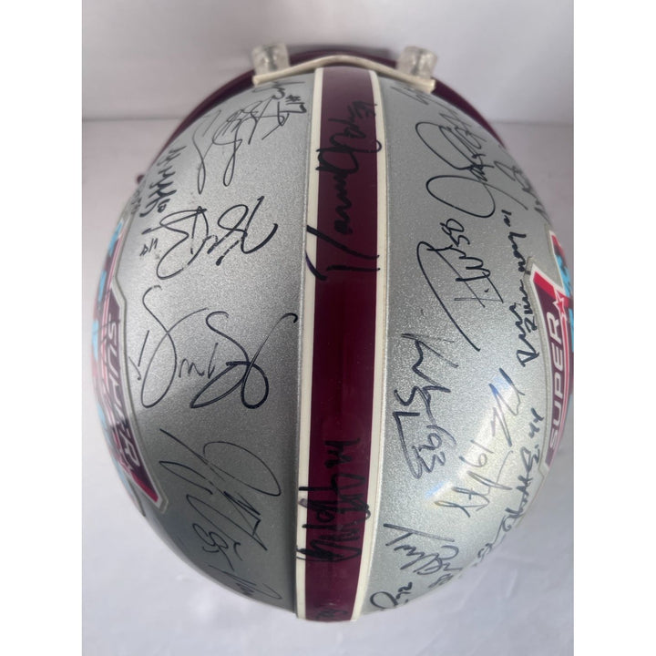 Ohio State Buckeyes national champions team signed helmet Ezekiel Elliott Nick Bosa 35 Plus signatures