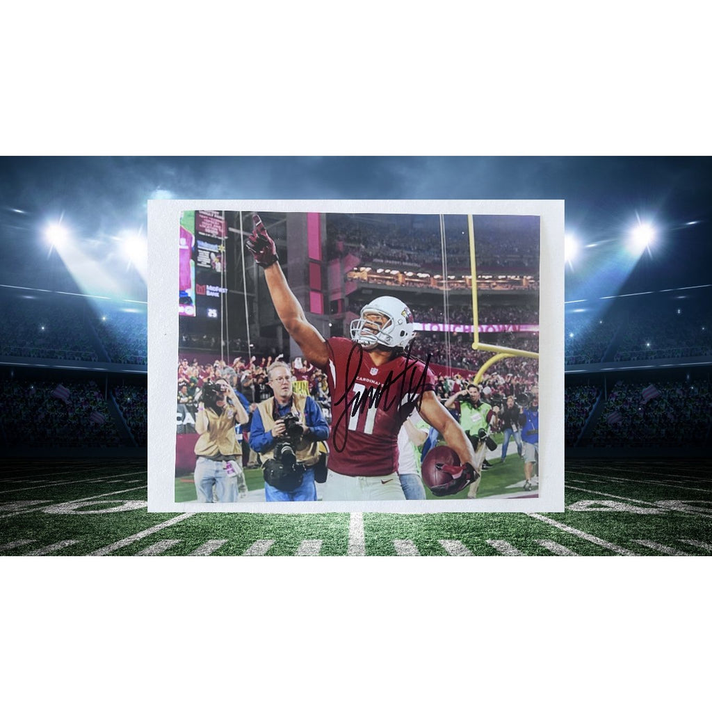 Larry Fitzgerald Arizona Cardinals NFL Hall of Fame wide receiver 8x10 photo signed with proof