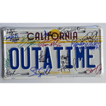 Load image into Gallery viewer, Back To The Future original license plate cast signed :Michael J Fox, Christopher Lloyd, Lea Thompson, Crispin Glover, Thomas F Wilson, Bil
