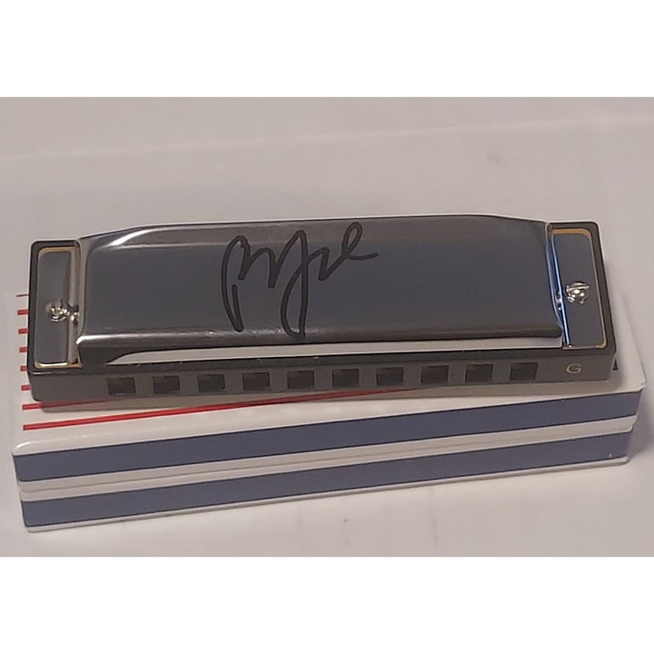 Billy Joel The Piano Man harmonica signed with proof