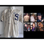 Load image into Gallery viewer, Field of Dreams signed vintage jersey cast signed Kevin Costner, Amy Madigan, James Earl Jones, Burt Lancaster, Ed Harris, Ray Liotta, Matt
