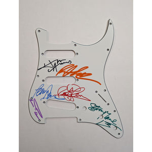 Deep Purple Ritchie Blackmore, Ian Gillan, Roger Glover, Ian Paice Jon Lord Jon Lord  Fender Stratocaster electric guitar pick guard signed