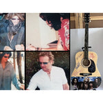 Load image into Gallery viewer, AEROSMITH Steven Tyler, Joe Perry, Joey Kramer, Brad Whitford , Tom Hami&quot; One of A kind 39&#39; inch full size acoustic guitar signed with proof

