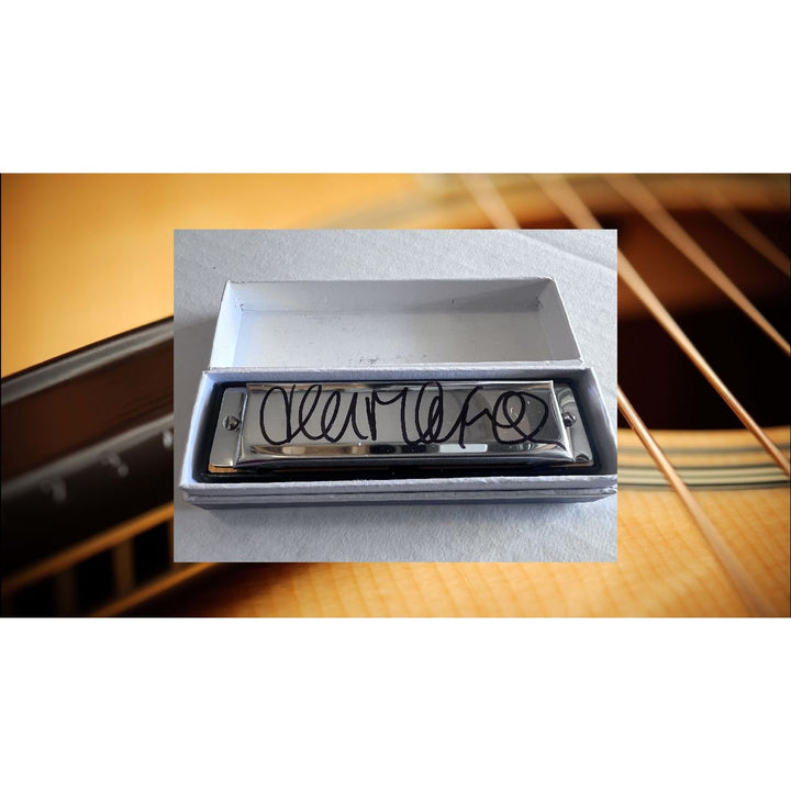 Taj Mahal harmonica signed