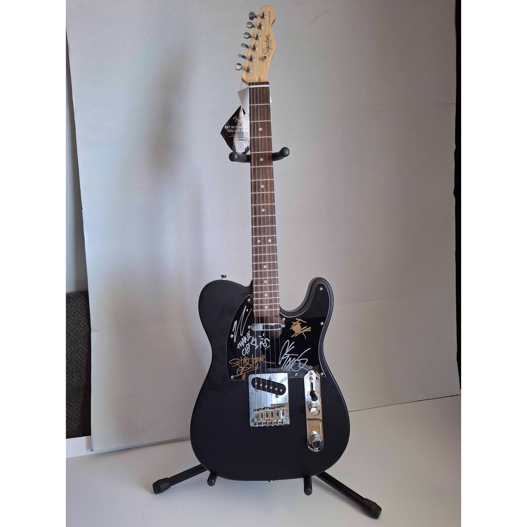 Deftones Chi Cheng Chino Moreno Stephen Carpenter Frank Delgado  authentic Fender telecaster full size electric guitar signed with proof