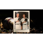 Load image into Gallery viewer, New York Yankees Joe DiMaggio and Mickey Mantle 8x10 photo signed
