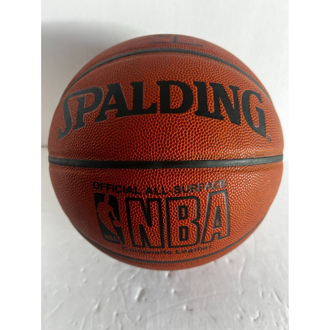 Kobe Bryant and Earvin Magic Johnson Spalding NBA basketball signed with proof