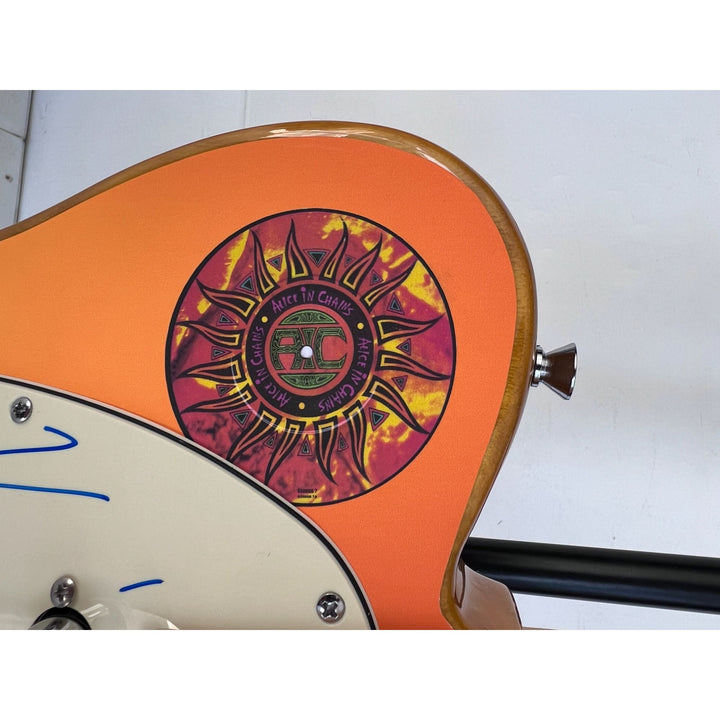 Alice in Chains Layne Staley, Jerry Cantrell, Mike Starr, and Sean Kinney telecaster electric guitar signed with proof..