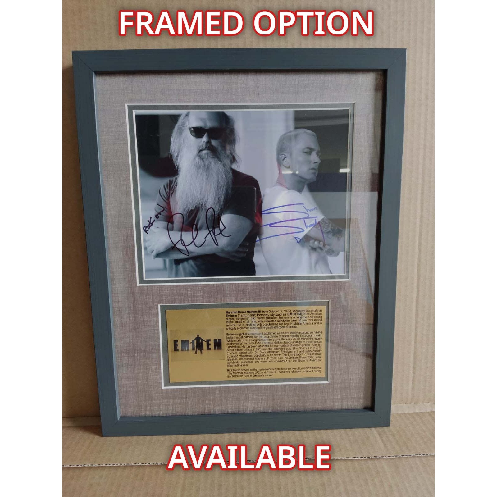 Billy Gibbons and Gregg Allman 5x7 photo signed with proof