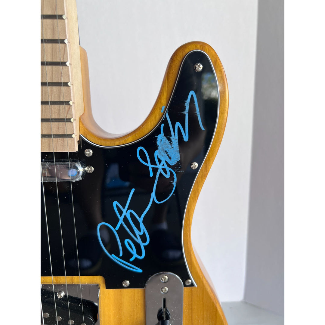 Fleetwood Mac Stevie Nicks Lindsey Buckingham Peter Greene Christie & Jon McVie Mick Fleetwood Telecaster full size electric guitar signed