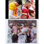 Load image into Gallery viewer, Kansas City Chiefs Patrick Mahomes Travis Kelce Chris Jones 8x10 photo signed with proof
