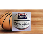 Load image into Gallery viewer, 2008 USA basketball team signed Kobe Bryant LeBron James Dwyane Wade Chris Paul basketball sign with proof
