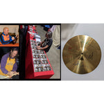 Load image into Gallery viewer, Tool Danny Carey Maynard James Keenan Adam Jones Justin Chancellor one of a kind cymbal signed with proof
