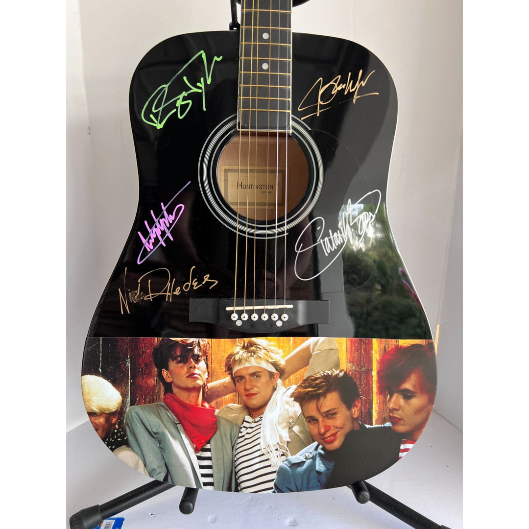 Duran Duran One of A kind 39' inch full size acoustic guitar signed with proof