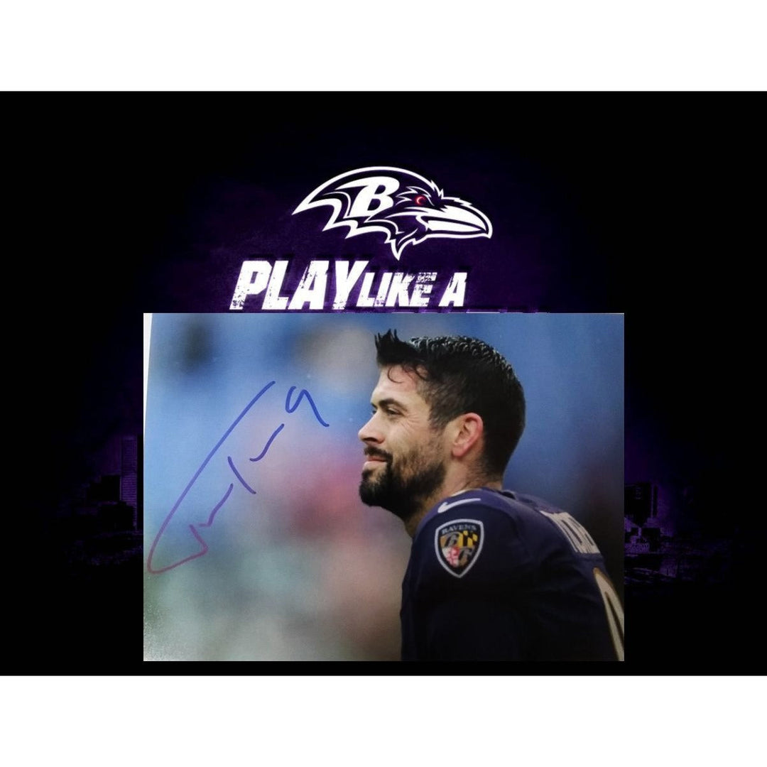 Baltimore, Ravens, Justin Tuck, signed, 5x7, photo Awesome Artifacts