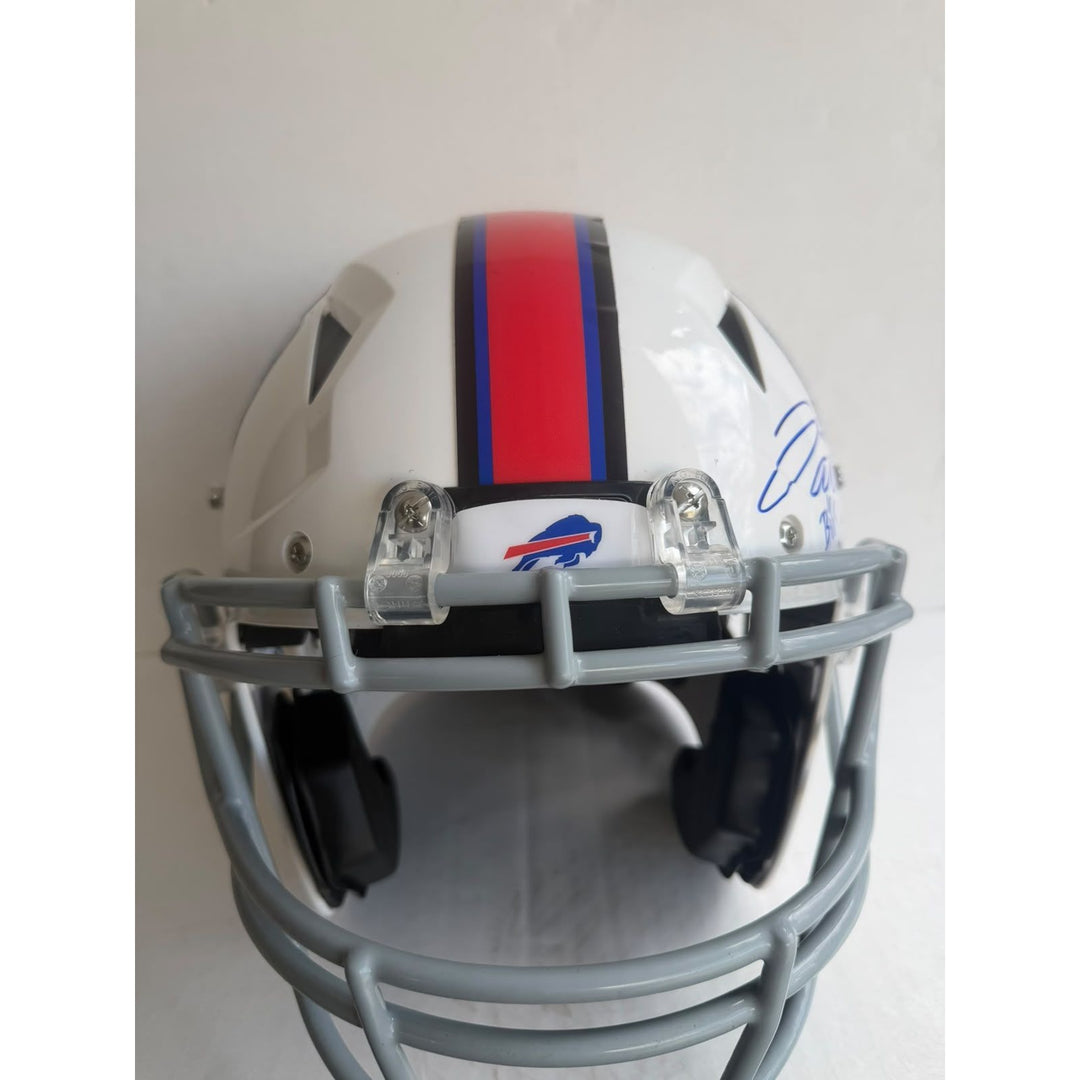 Josh Allen Buffalo Bills Riddell authentic full size helmet signed with proof.