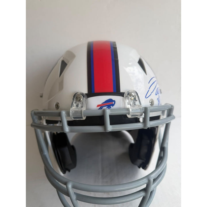 Josh Allen Buffalo Bills Riddell authentic full size helmet signed with proof.