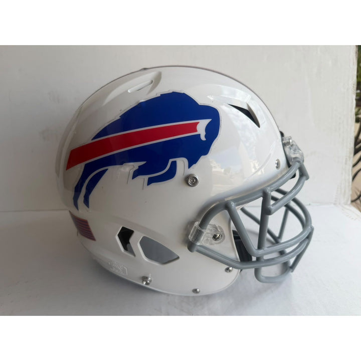 Josh Allen Buffalo Bills Riddell authentic full size helmet signed with proof.
