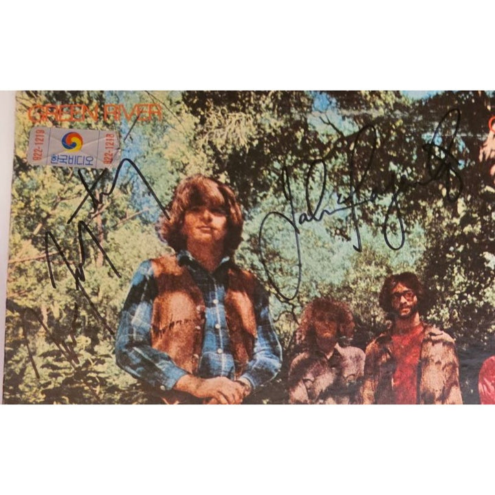 Creedence Clearwater Revival CCR "Green River" LP signed with proof.
