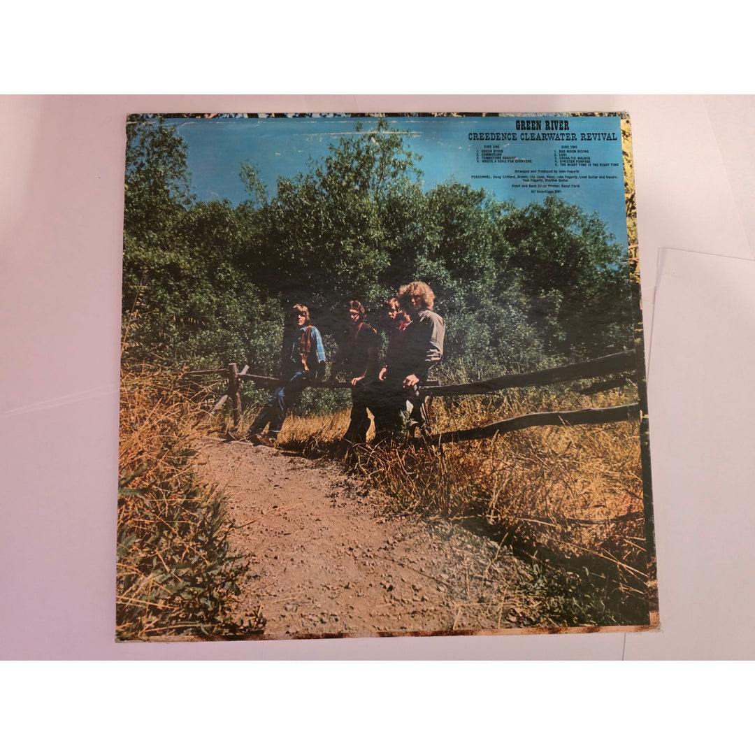 Creedence Clearwater Revival CCR "Green River" LP signed with proof.