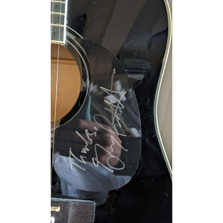 Garry Puckett Union Gap 41' full size acoustic guitar signed with proof