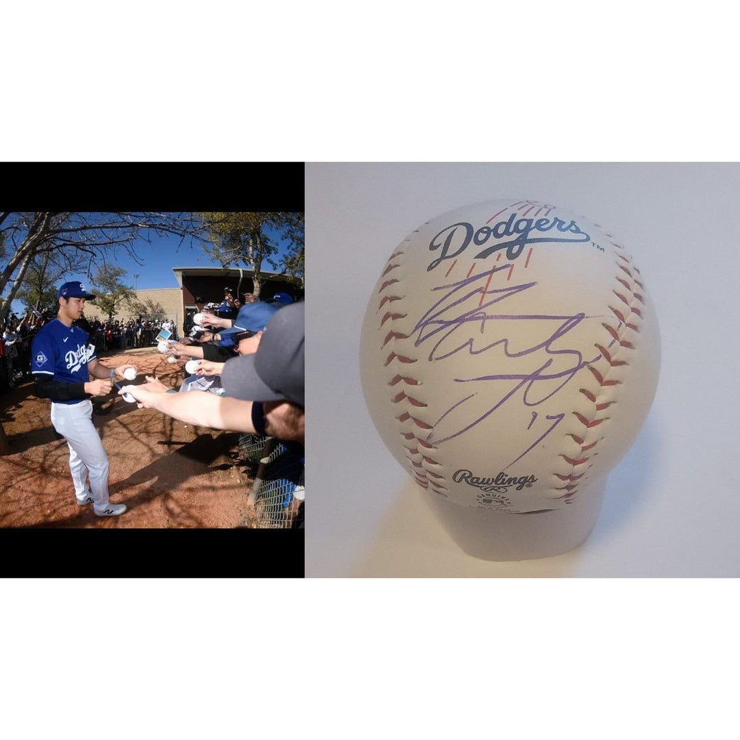 Los Angeles Dodgers Shohei Ohtani official MLB Rawlings Baseball signed with proof