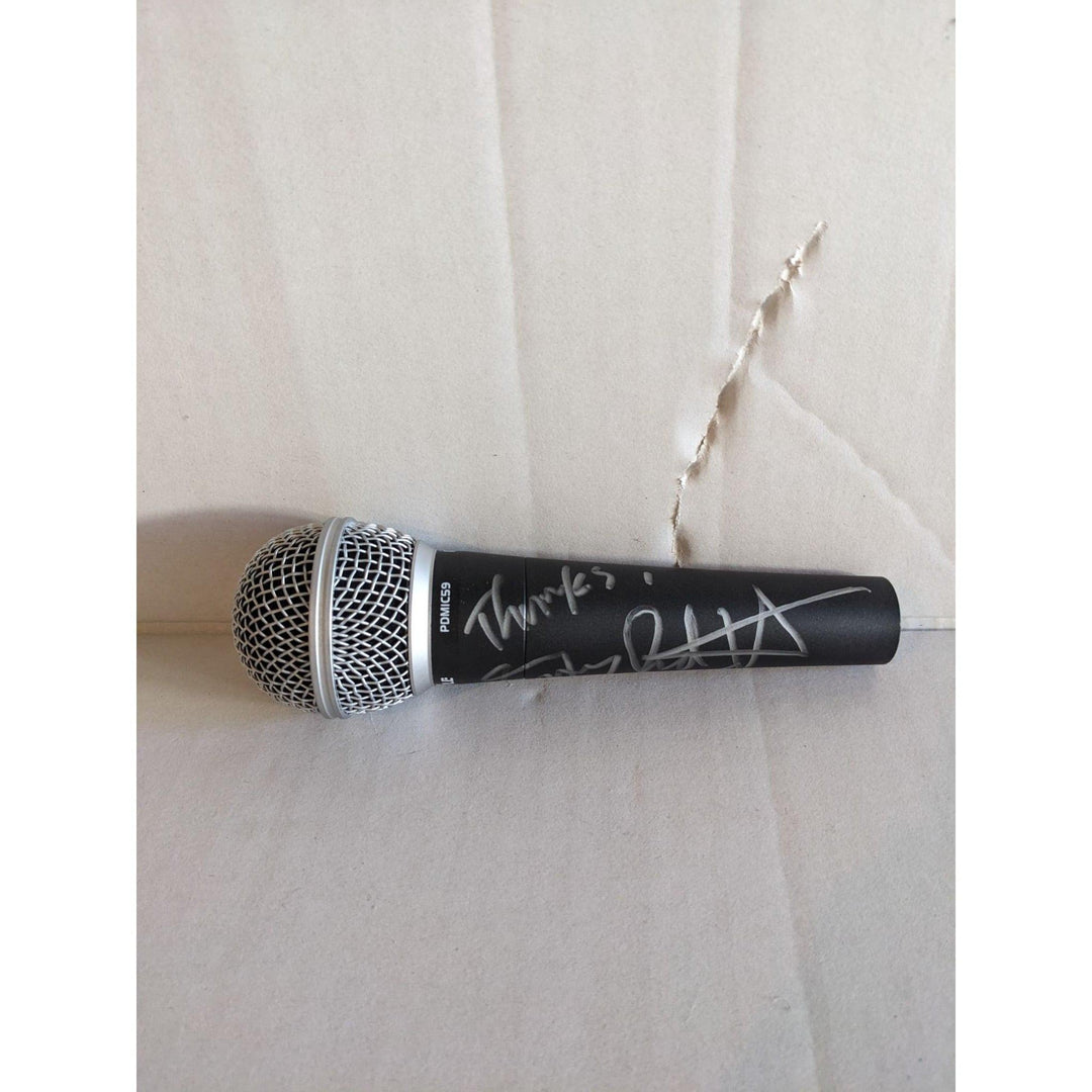 Gary Puckett microphone signed with proof
