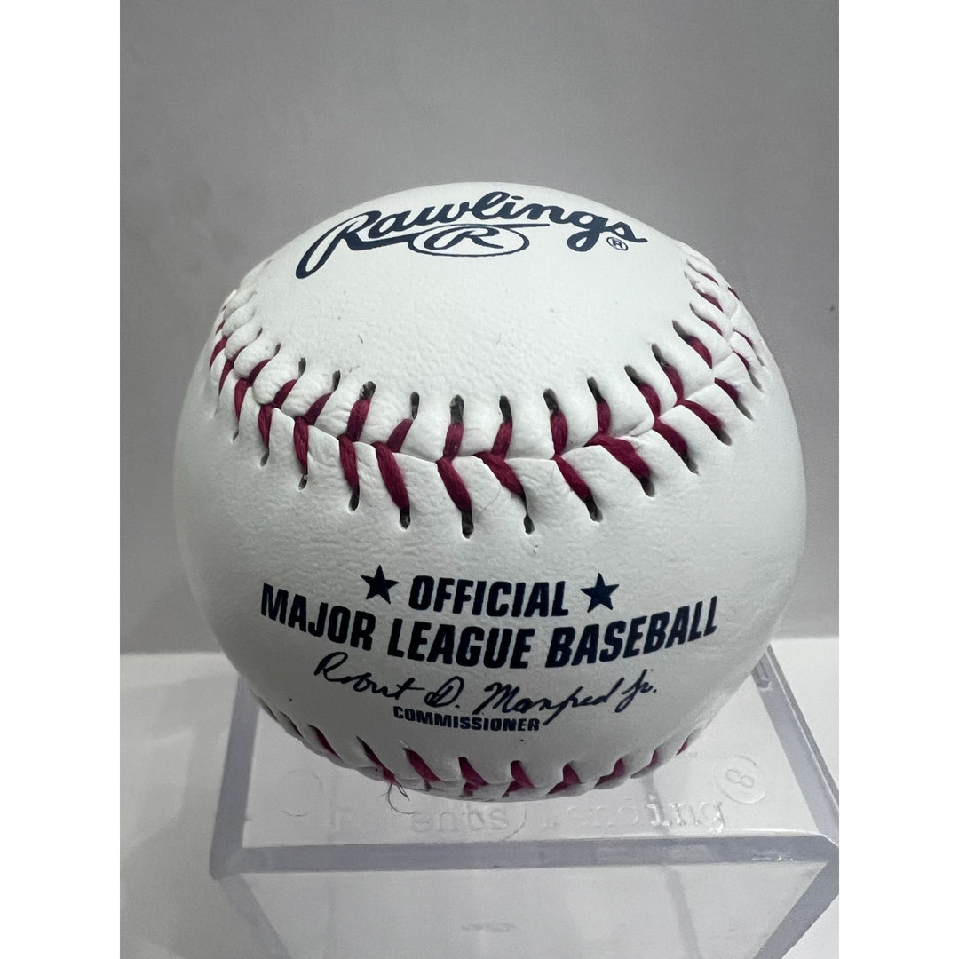 Detroit Tigers  Tarik Skubal and Spencer Torkelson Rawlings MLB baseball signed with proof.