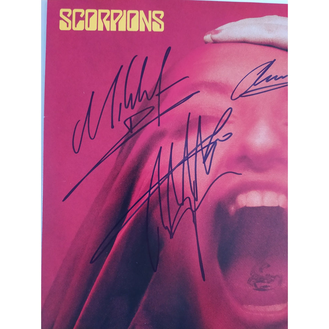 The Scorpions Rock Believer original LP signed with proof