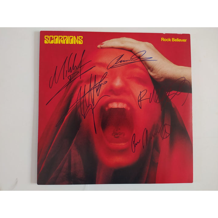 The Scorpions Rock Believer original LP signed with proof