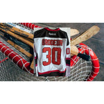 Load image into Gallery viewer, New Jersey Devils Martin Brodeur game model jersey signed with proof
