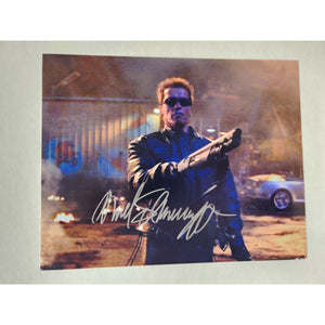 Arnold Schwarzenegger Terminator 8x10 photo signed with proof
