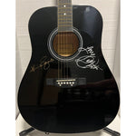 Load image into Gallery viewer, Kenny Rogers and Dolly Parton full size acoustic guitar signed with proof
