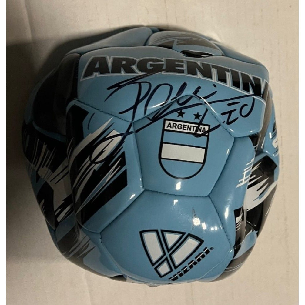 Lionel Messi Argentina Soccer Ball signed with proof