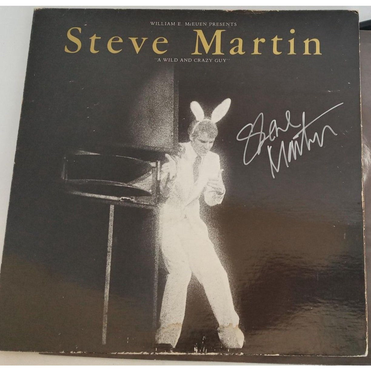 Steve Martin "A Wild and Crazy Guy" LP signed with Peru