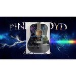 Load image into Gallery viewer, Pink Floyd David Gilmour, Roger Watters, Nick Mason, Richard Wright one of a kind acoustic guitar signed with proof
