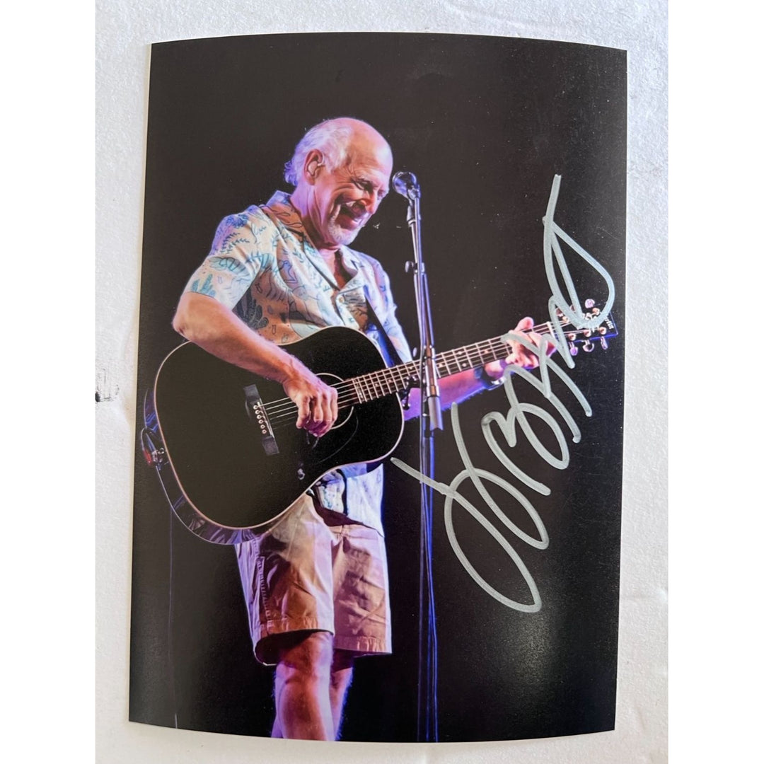 Jimmy Buffett 5x7 photo signed with proof