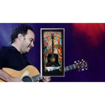 Load image into Gallery viewer, Dave Mathews with sketch Stephan Lessard Boyd Tinsley LeRoi Moore Carter Beauford acoustic guitar signed and framed with proof
