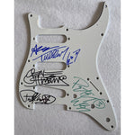 Load image into Gallery viewer, Gene Simmons Ace Frehley Peter Criss Paul Stanley Kiss guitar pickguard signed
