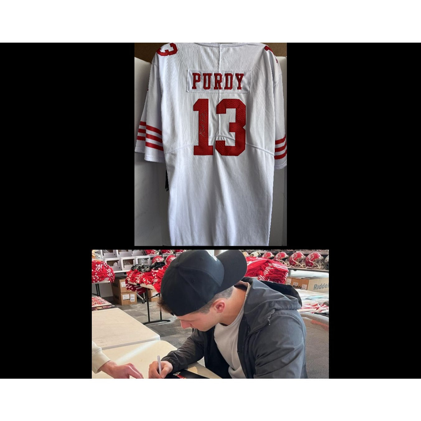 Brock Purdy San Francisco 49ers game model size 2x Nike jersey signed with proof
