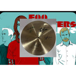 Load image into Gallery viewer, David grohl Taylor Hawkins the Foo Fighters Cymbal signed with proof
