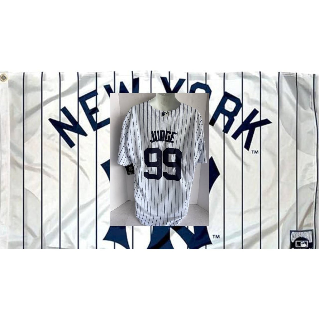 New York Yankees Aaron Judge nike  jersey signed with proof