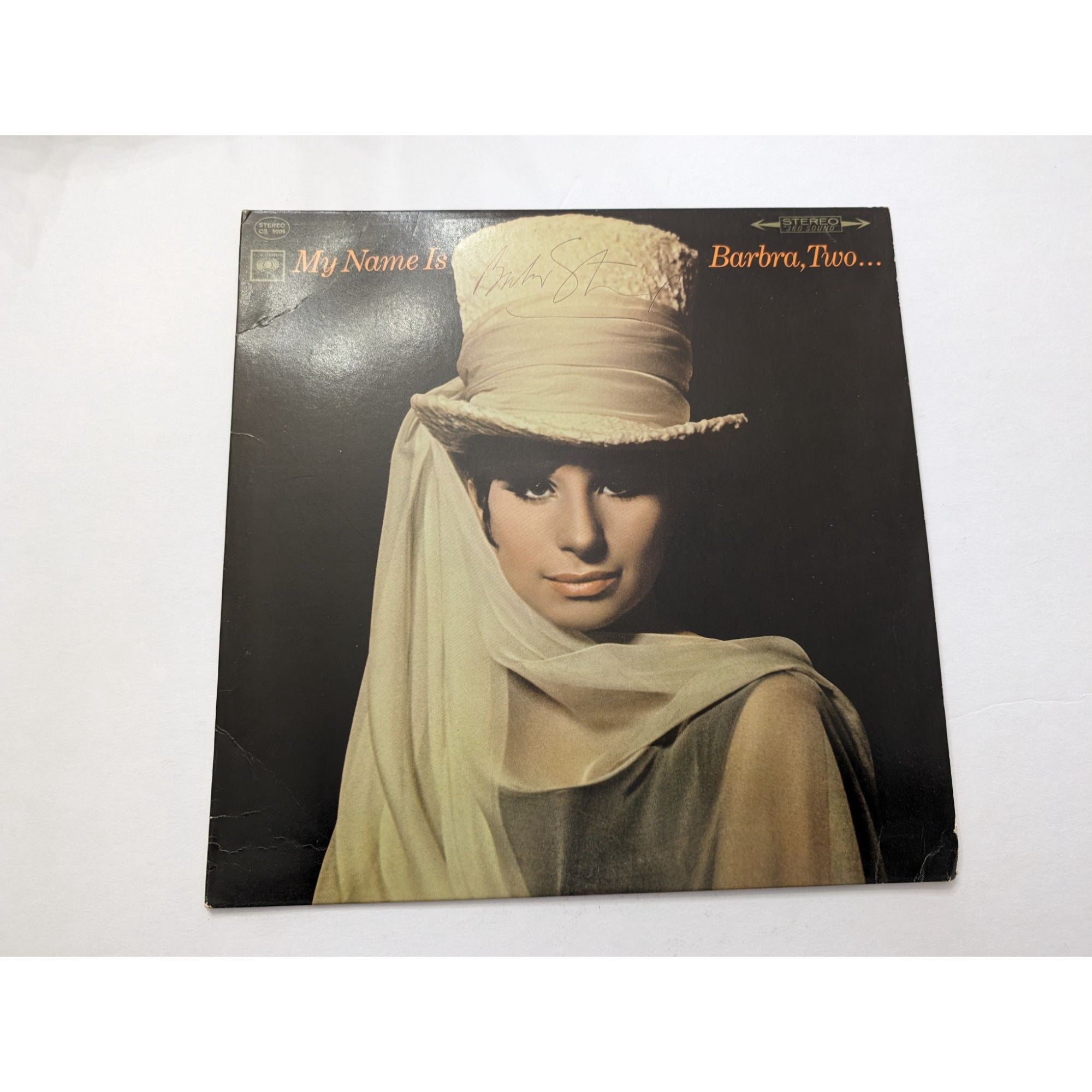 Barbra Streisand My Name is Barbara Two original LP signed with proof