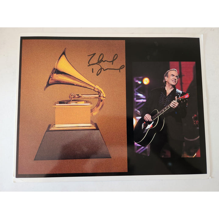 Neil Diamond 8x10 photo signed with proof