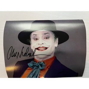 Jack Nicholson Joker 8 x 10 signed photo with proof