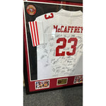 Load image into Gallery viewer, Christian McCaffrey San Francisco 49ers team signed jersey signed with proof
